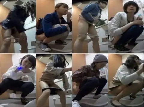 無修正　(斜め前方20名収録）和式放尿トイレ JAV トイレ盗撮