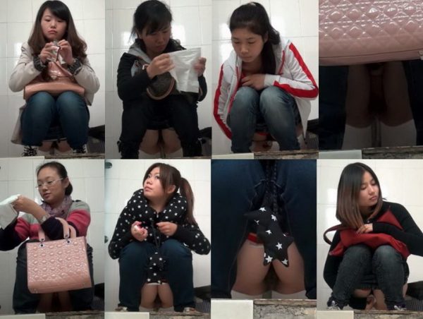 Toilet in the shopping center 6 トイレ盗撮 Asian Teens