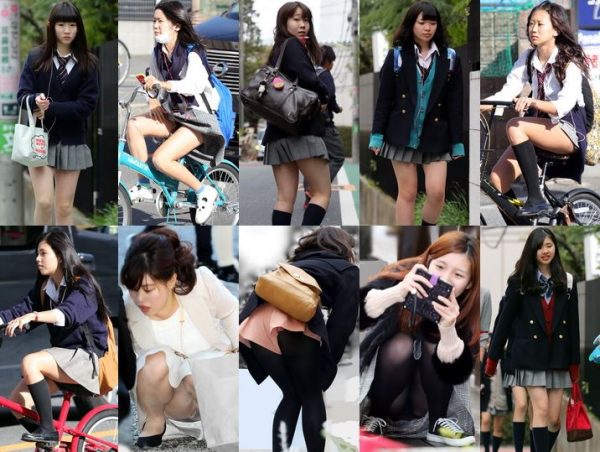 GCOLLE Candid 13-16 限定１０セット！】お姉さん� Photos Upskirt Japan teens