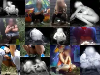 Rock Festival outdoor pissing girls 10 – 12 Amateur Pee Voyeur