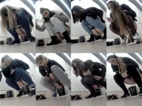 VoyeurBank Toilet 2288-2344 girls pee in toilet video