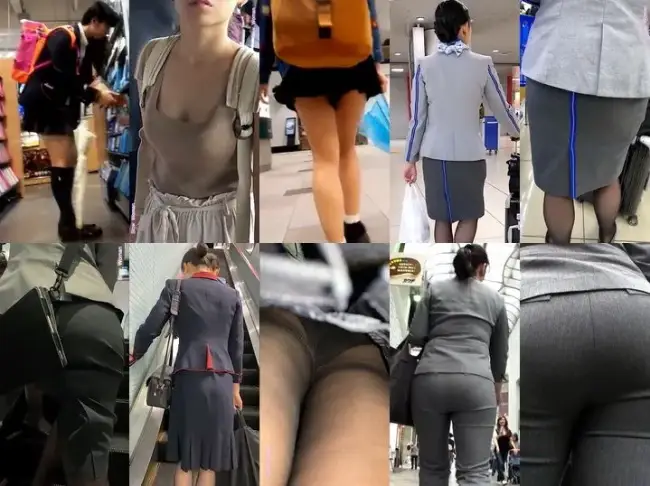 Japanese Voyeur Upskirt Gcolle Ass 77-79 【顔出】コンパニオン39☆純�…