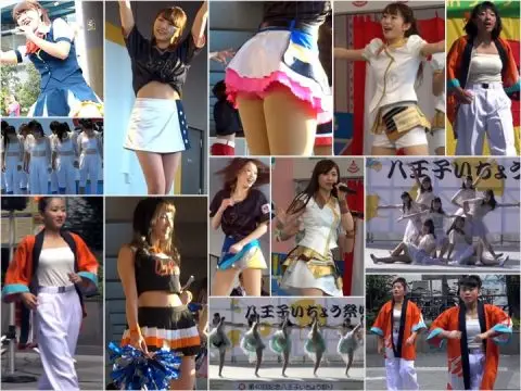 Japanese Upskirt Performance 31-33 キャピキャピJ●チアガール!�… Spy Camera