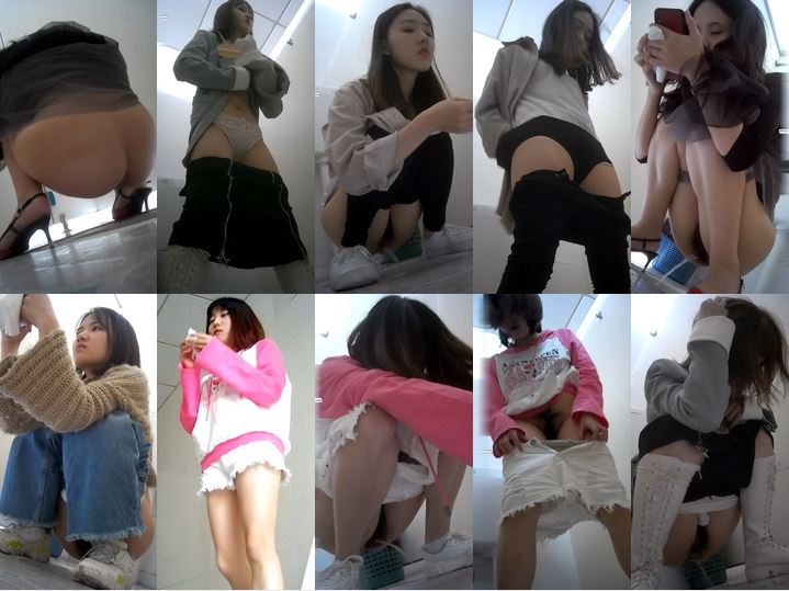 Girls on the Toilet 無　和式便所　トイレ　ＣＫ豪快な放尿シー… Spy Camera