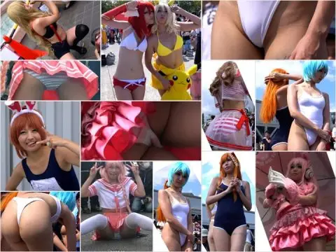 pcolle cosplay 大好き!コスプレイヤー Upskirt Spy Camera