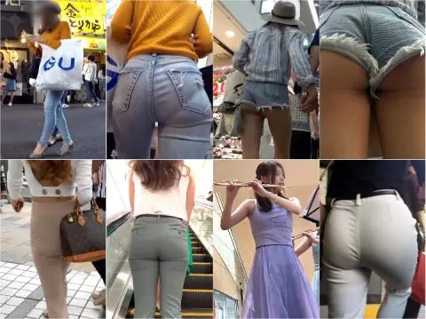 変態エロ顔をした究極のスレンダー美魔女SEX Upskirt
