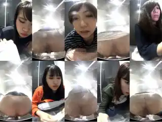 Spy Camera new8girlwcpeep 【総勢8名】新・美人が多い駅ト