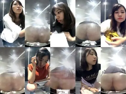 Spy Camera Toilet Voyeur【総勢7名】新・美人が多い駅トイレ 3段
