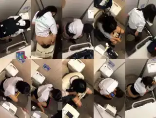 Spy Camera digi-tents toilet 89 おしっこを我慢する美人女子