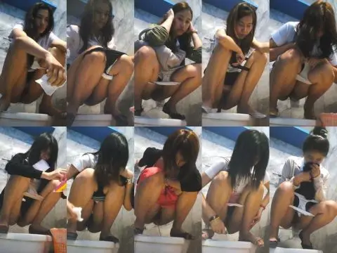 Hidden Cam Toilet Thailand student toilet 42 Thai Voyeur