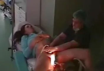 Real hidden camera in gynecological cabinet 16
