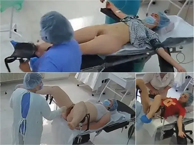 Real hidden camera in gynecological cabinet 17