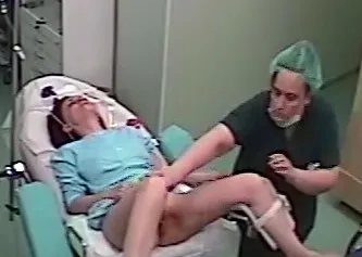 Real hidden camera in gynecological cabinet 18