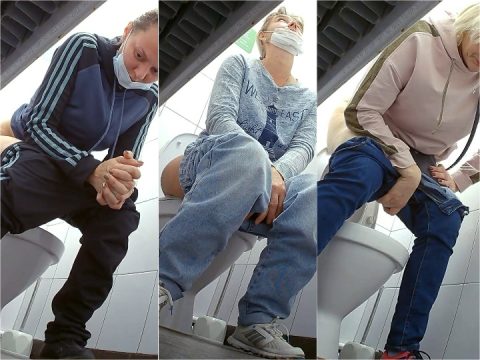 Spy Camera Pissing Women Shopping Mall 1, 2, 3 Amateur Pee Voyeur