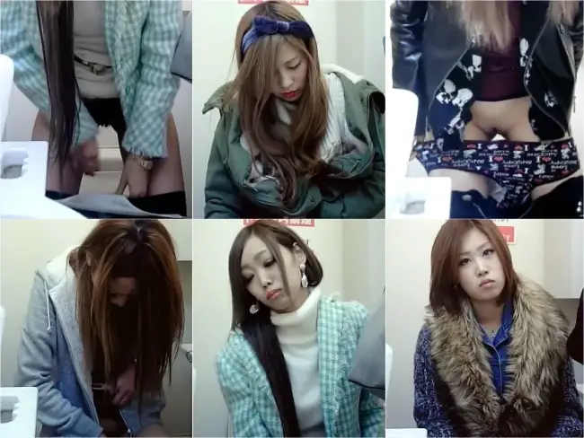Spy Camera Girls on the Toilet (無 HD)2022 2月K 美人限定便所 5名XV脱衣