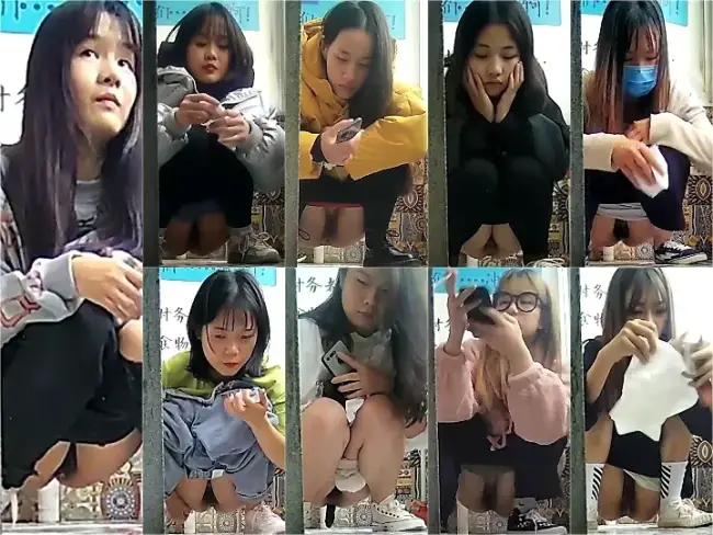Bar Panoramic Doorless Women Toilet 11