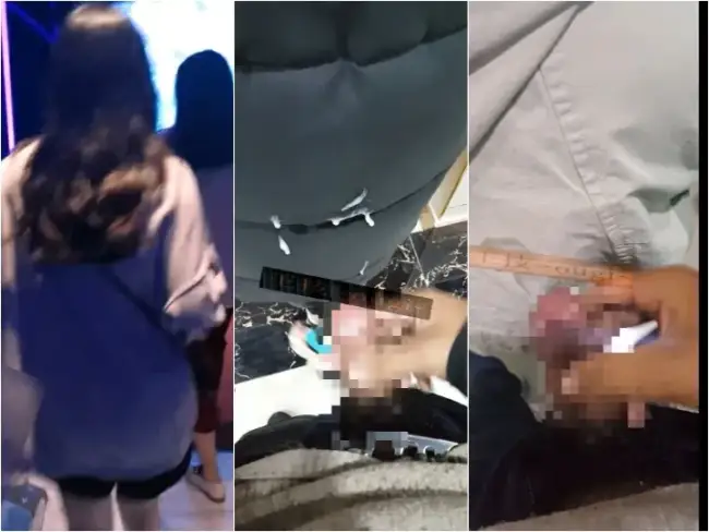 【バレあり】JK6人分 生足エロい子たちに Japanese Voyeur