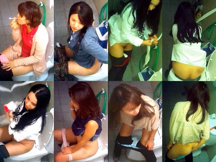 Spy Camera Female employees bathroom korea pissing