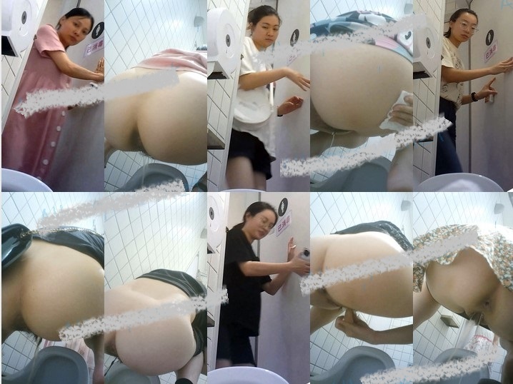China Toilet Voyeur sifangktv 349-352 asian frontal voyeur poop