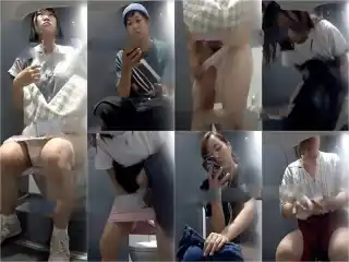 Public Restroom 海のトイレを前から撮ってみたら 3かわいい子美人ばかり