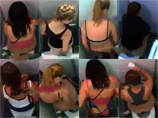 Spy Camera Pooping at Festival