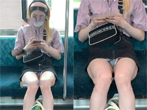 Spy Camera ずっとパンツ丸見え ！エロすぎる恥部を晒してくれた可愛い女子大生を対面撮影（前編）