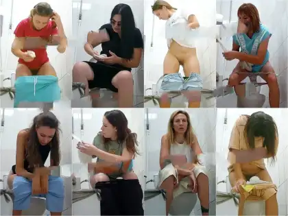 Nude Ass Shopping Center Toilet 24-26