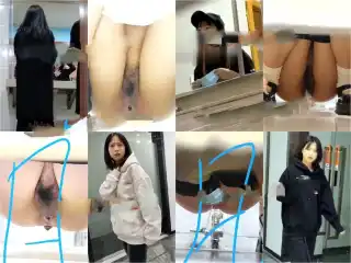 Public Restroom China Toilet Voyeur sifangktv 1238