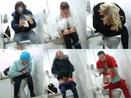 Public Restroom Shopping Center Toilet 34