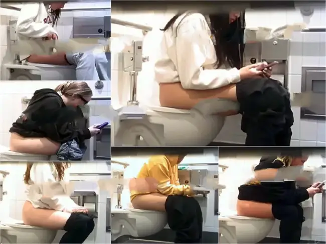 Hot Girls In Student Toilet 6