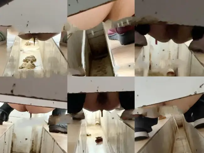 Female hand groove dry toilet 12th 2