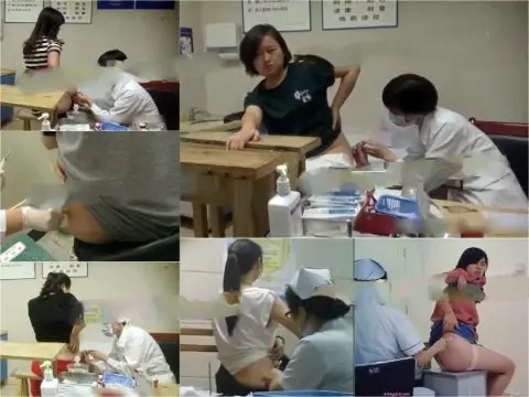 【绝版福利】医院打屁股针系列合集2❤️就喜欢这真实感的羞涩48V