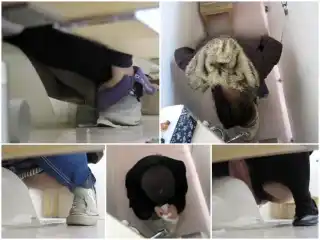 Hidden Camera 和式トイレ おしっこう○こ 3名