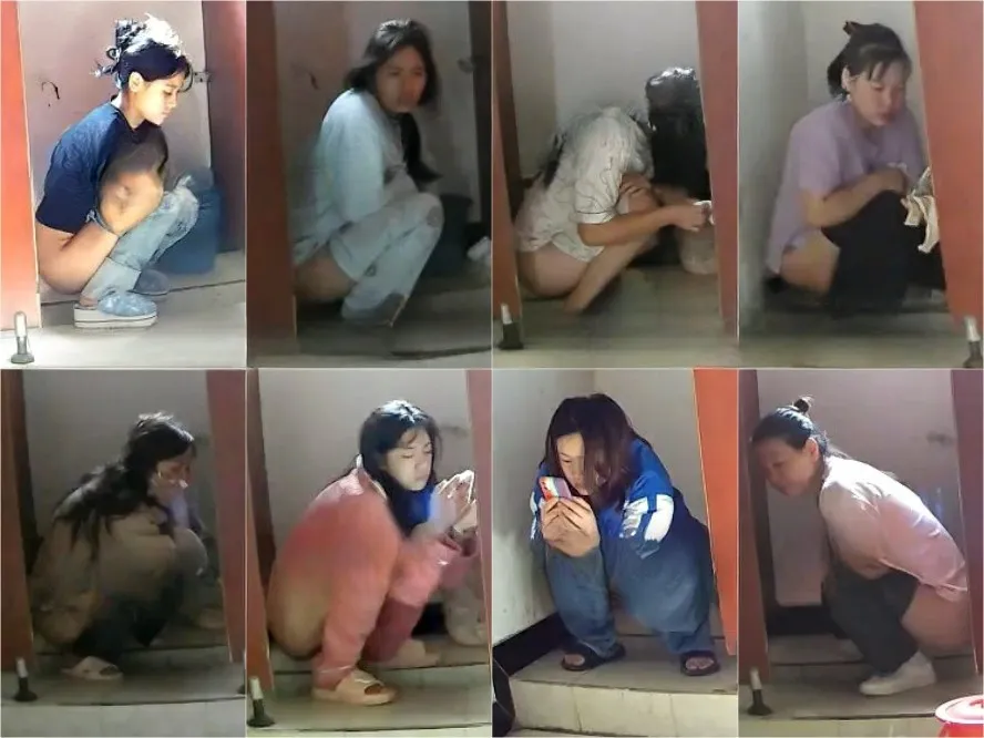 Spy Camera Toilet Female Dormitory of The Factory 6-8