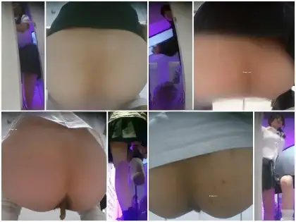 Girls on the Toilet 【独家CP】极品JK短裙女神再次入厕大便菊花一张一收