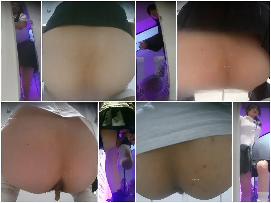 Girls on the Toilet 【独家CP】极品JK短裙女神再次入厕大便菊花一张一收