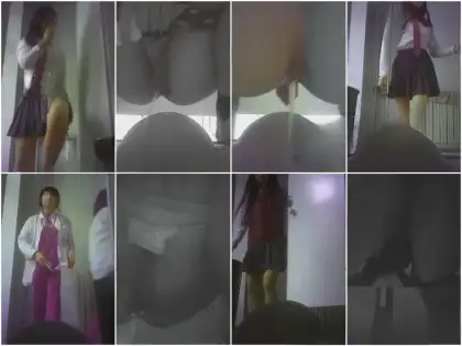 Spy Today 専門学校女子トイレ❤️休み時間にトイレットペーパー片手におしっこしてる女子生徒をこっそり撮影。なかなか美人さんです
