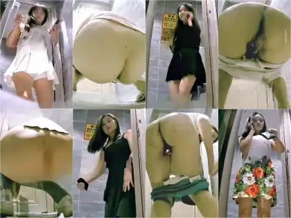 Public Restroom China Toilet Voyeur sifangktv 1796-98