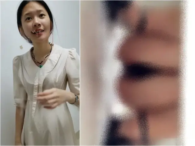 Beautiful colleague in the female toilet