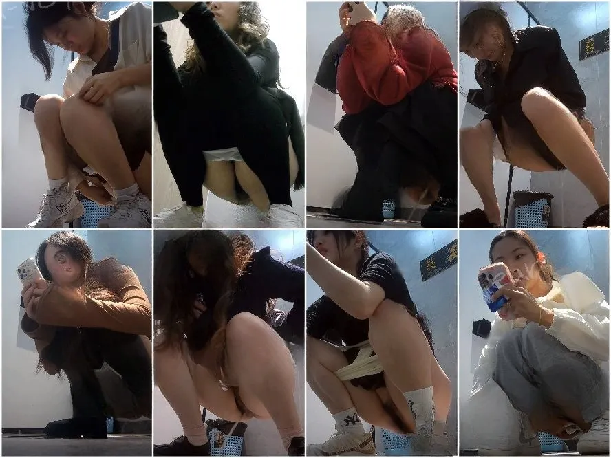 Girls on the Toilet 【パノラマトイレショット】✅若くて美しい女の子25人の高額グループパノラマ隠し撮り【とある部屋からのオリ…