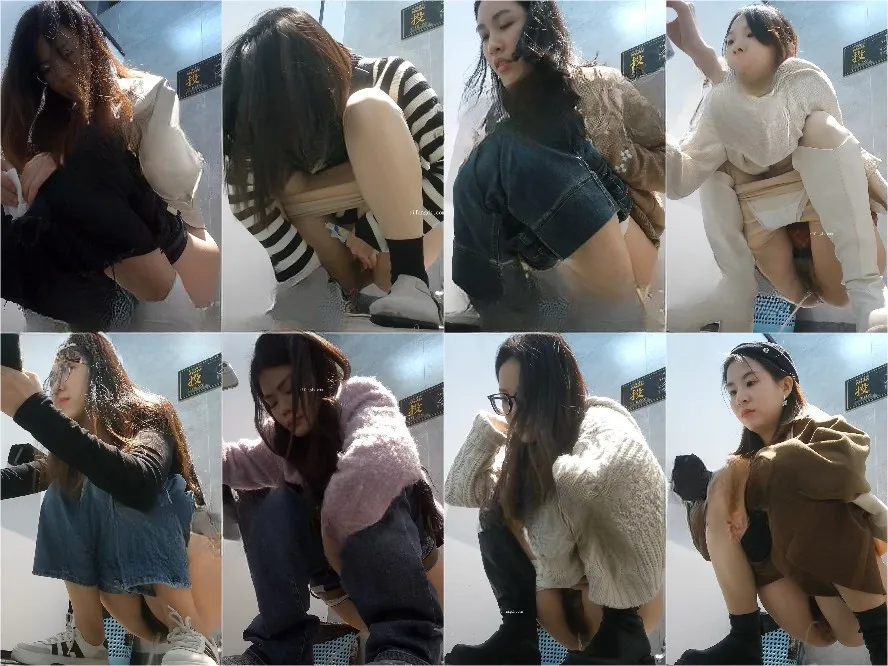 Girls on the Toilet China Toilet Voyeur sifangktv 1694