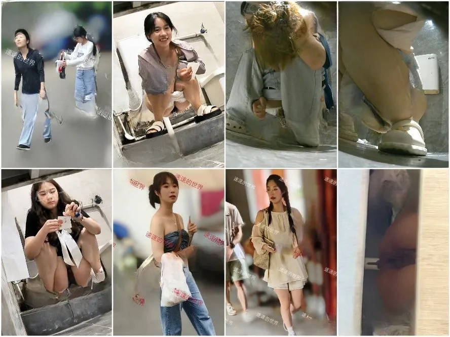 Girls on the Toilet 【高画質トイレ写真】有料集合写真が新たに流出：18人の美女を不意打ちで撮影した前景・背景画像