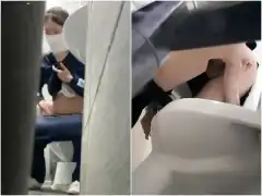 Colleagues urinating during lunch break