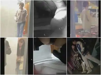 Hidden Camera 新しく流出した写真❤️ 名カメラマンが道端のレストランの女性用トイレに潜入し❤️ 美しい女性たちが排尿する様子を隠し…