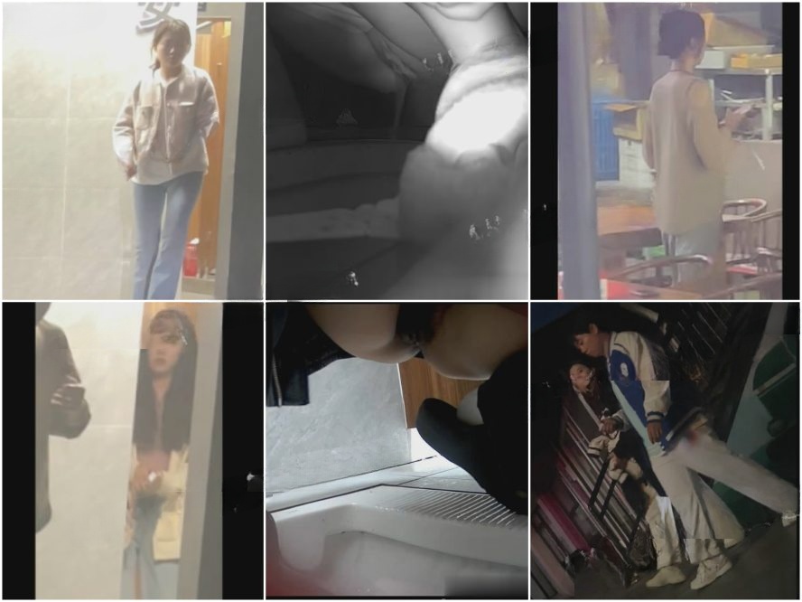 Hidden Camera 新しく流出した写真❤️ 名カメラマンが道端のレストランの女性用トイレに潜入し❤️ 美しい女性たちが排尿する様子を隠し…