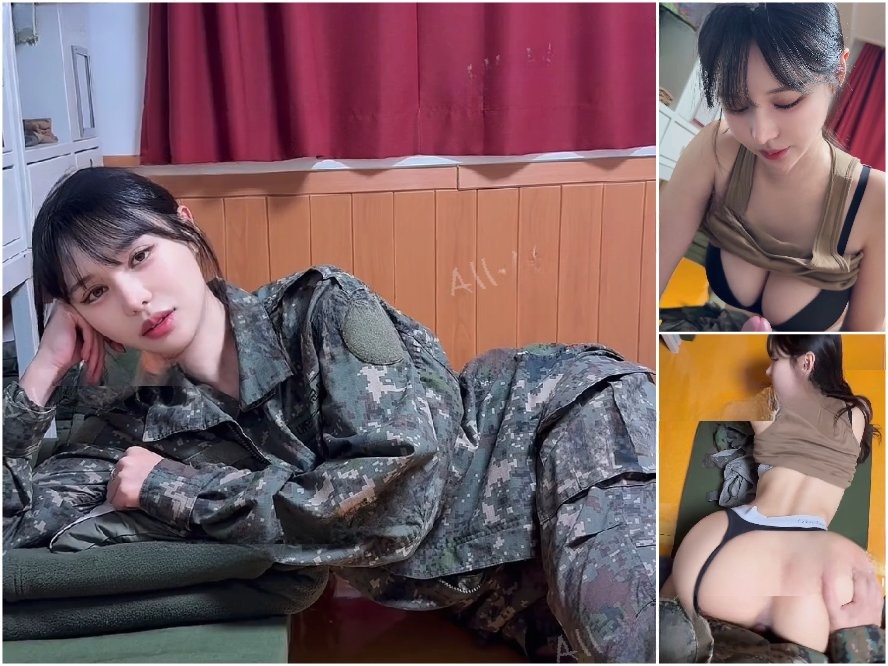 ミリタリー美女のハ◯撮り。