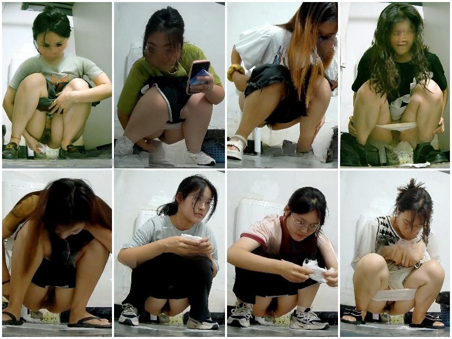 Girls on the Toilet China Toilet Voyeur sifangktv 2614-2616