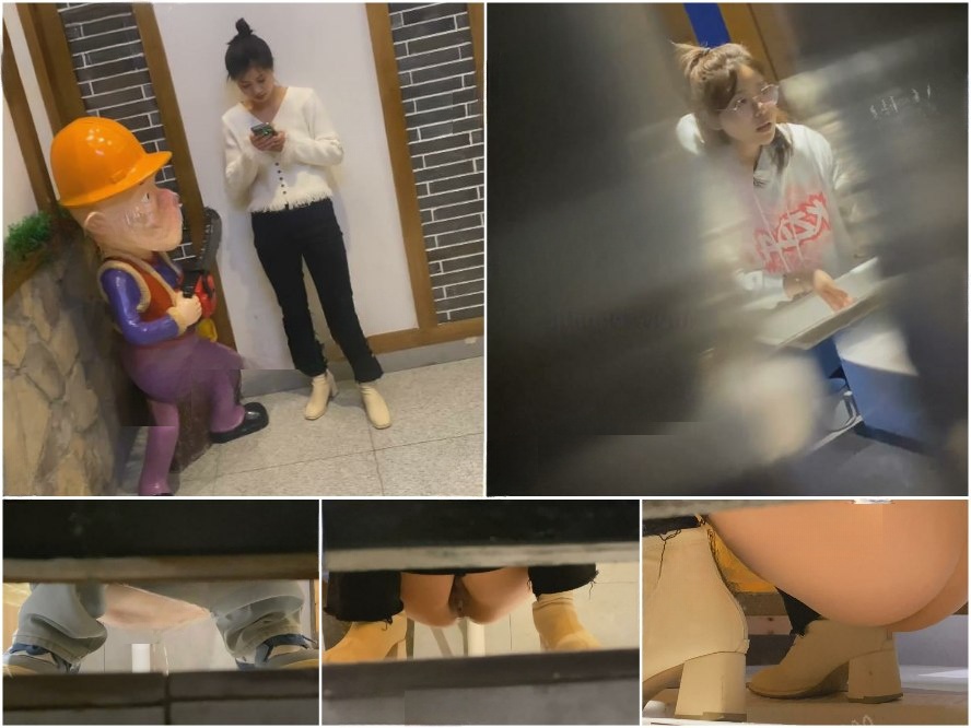 Girls on the Toilet 新たに流出した映像❤️ 凄腕のカメラマンが塾の女子トイレに忍び込み、2人の女子生徒が用を足しているところ…