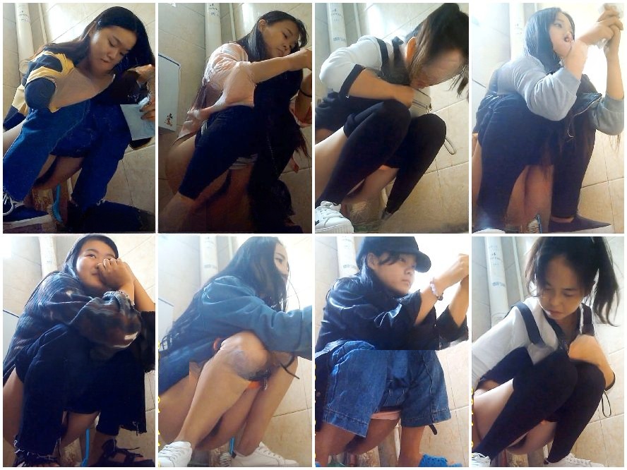 Girls on the Toilet China Toilet Voyeur sifangktv 2707-2709