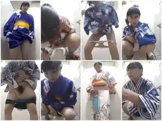 Girls on the Toilet 【盗○】浴衣でおしっこ